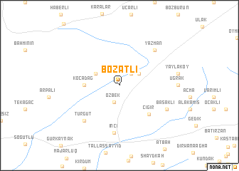 map of Bozatlı