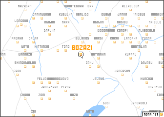 map of Bozazi