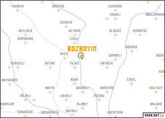 map of Bozbayır