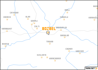 map of Bozbel