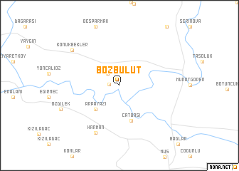 map of Bozbulut