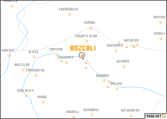 map of Bozçalı