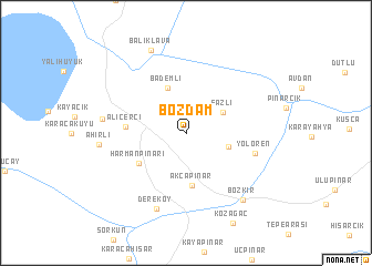 map of Bozdam