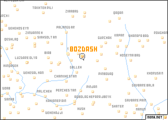 map of Bozdāsh