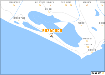 map of Bozdoğan