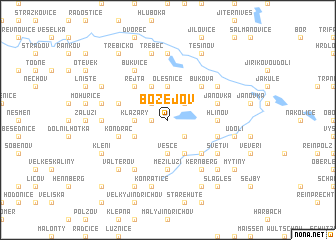 map of Božejov