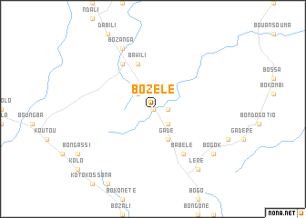 map of Bozélé