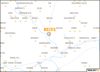 map of Bozeş