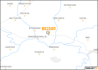 map of Bozgon
