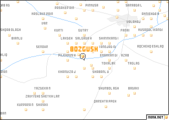 map of Bozgūsh