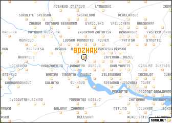 map of Bozhak