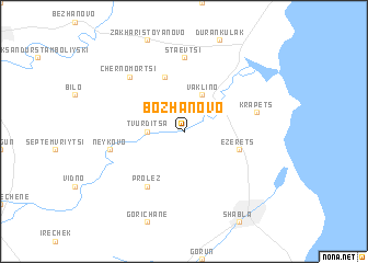 map of Bozhanovo