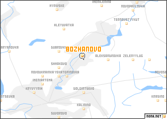 map of Bozhanovo