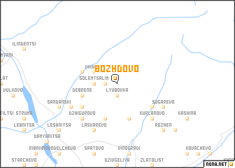 map of Bozhdovo