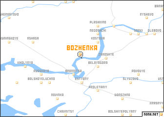 map of Bozhenka