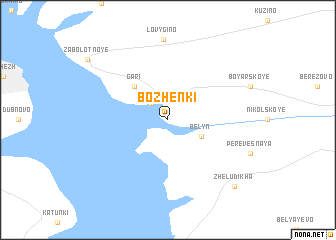 map of Bozhenki