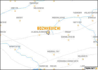 map of Bozhkevichi