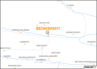 map of Bozhkovskiy