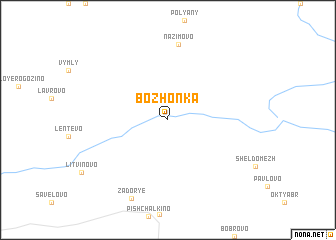 map of Bozhonka