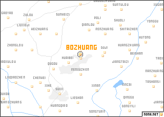 map of Bozhuang