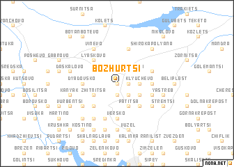 map of Bozhurtsi