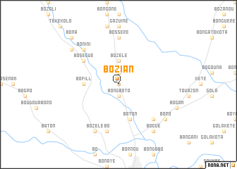 map of Bozian