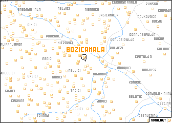 map of Božića Mala