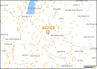 map of Božica