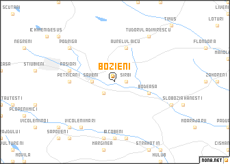 map of Bozieni