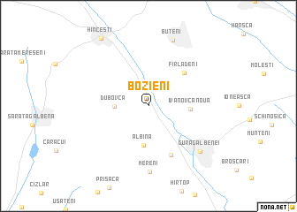 map of Bozieni
