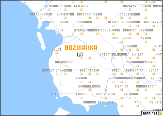 map of Bozikaíika