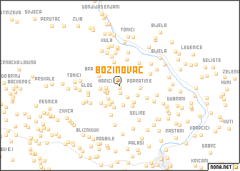 map of Božinovac