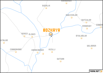 map of Bozkaya