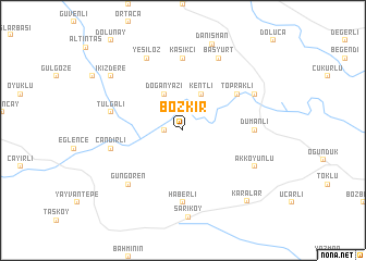 map of Bozkır