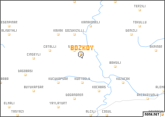 map of Bozköy