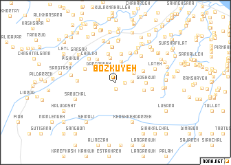 map of Bozkūyeh