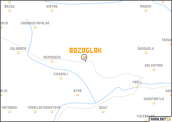 map of Bozoğlak