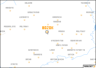 map of Bozok