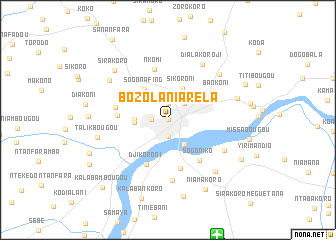 map of Bozolaniarela