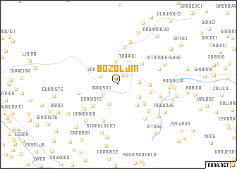 map of Bozoljin