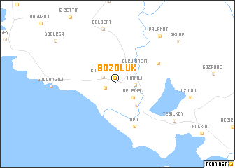 map of Bozoluk