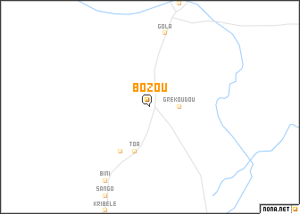 map of Bozou