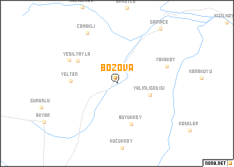 map of Bozova