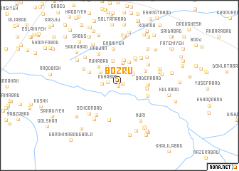 map of Bozrū