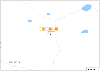 map of Bozshaköl