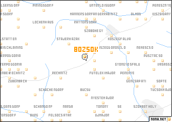 map of Bozsok