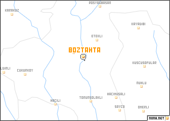 map of Boztahta
