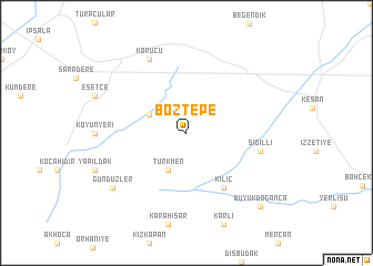 map of Boztepe