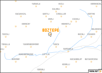 map of Boztepe