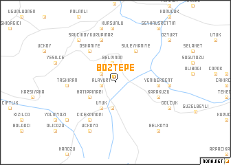 map of Boztepe